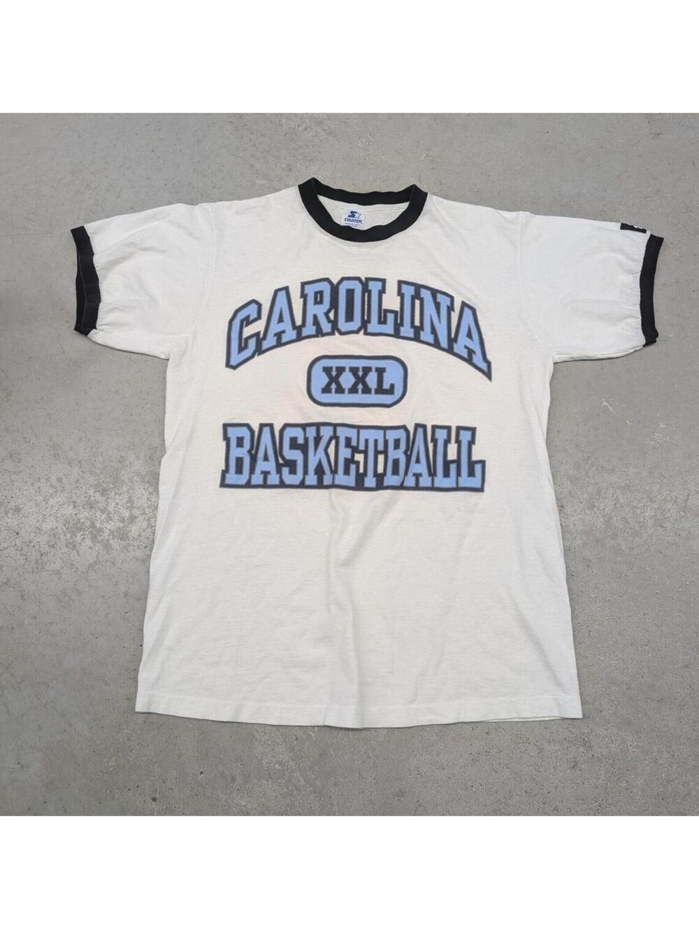 Vintage 90s Starter North Carolina Basketball USA T-shirt